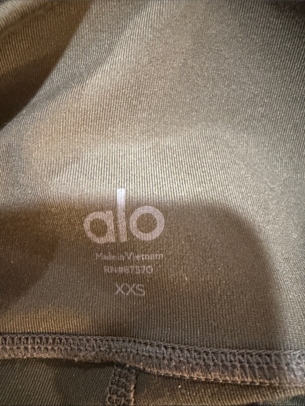Alo Yoga High-waist Cargo Leggings In Dark Olive - Size XXS - Picture 3 of 8